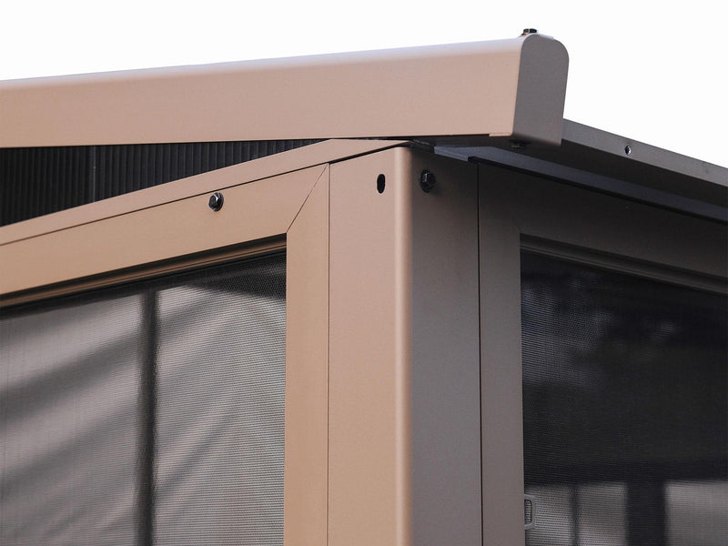 Gazebo Penguin Florence - Wall Mounted Solarium 10x12 Metal Roof