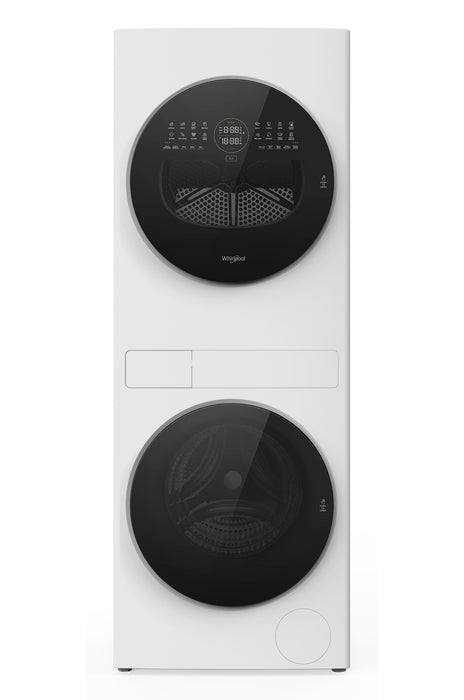 Whirlpool 3.2 Cu. Ft. Washer and Electric 4.3 Cu. Ft. Dryer - White - YWFH5424SW