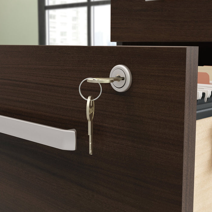 Affirm 15.55\" Commercial Grade 3-Drawer Filing Cabinet - Noble Elm