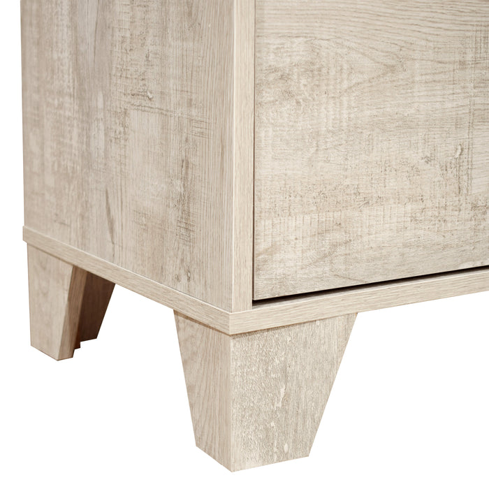 Arbor Bedroom 6-Drawer Dresser, 58.7\"W x 33.3\"H - Driftwood White