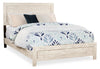 ["Arbor Panel Bed, Driftwood White - Queen Size"]