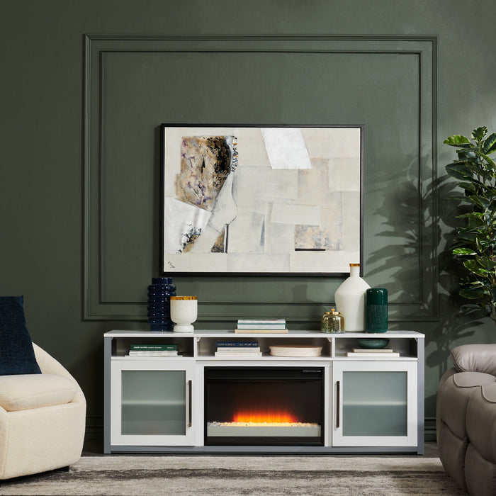 Forest Green 10\" Ceramic Grooved Vase