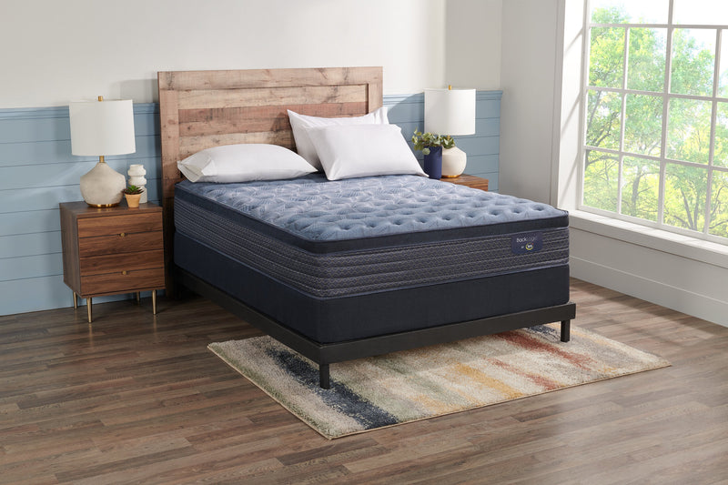 Serta Back Logic 2.0 Eurotop Firm Twin Mattress Set