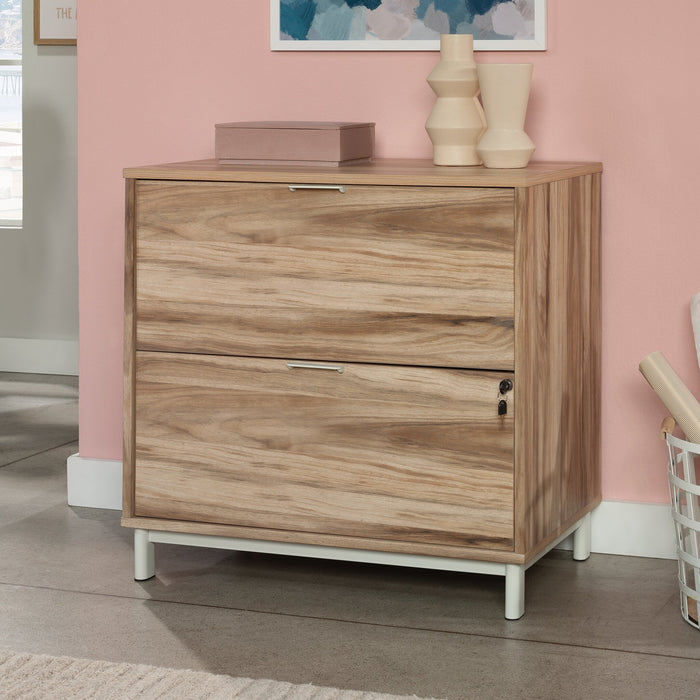 Bergen Circle 30.35\" Commercial Grade 2-Drawer Filing Cabinet - Natural Wood 