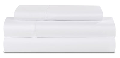 BEDGEAR Basic 3-Piece Twin Sheet Set - White | Ensemble de draps Basic BEDGEARMD 3 pièces pour lit simple - blanc | BFS11WTS