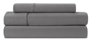 BEDGEAR Dri-Tec® 3-Piece Twin Sheet Set - Grey 