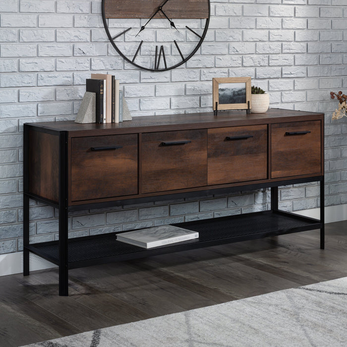 Briarbrook 64.02\" Commercial Grade Office Credenza with 2-Drawers & Cabinets - Brown