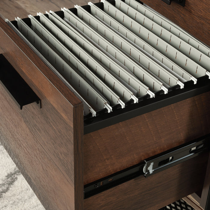 Briarbrook 17.95\" Commercial Grade Mobile 2-Drawer Filing Cabinet - Brown