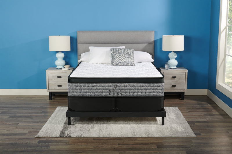 Scott Living Braemar Eurotop Plush King Mattress Set