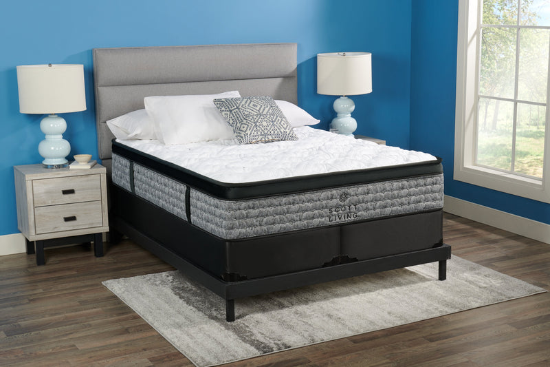 Scott Living Braemar Eurotop Plush King Mattress Set