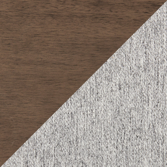 Bryn 3pc Dining Package with 42\" Round Drop-Leaf Table & 2 Chairs, Fabric - Dark Grey