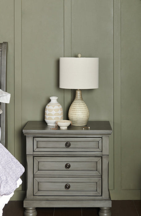 Atlas 26” Greige Polyresin Table Lamp