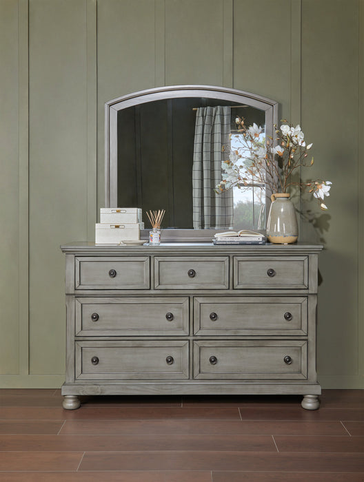 Chelsea Bedroom 7-Drawer Dresser, 60\"W x 38\"H - Grey