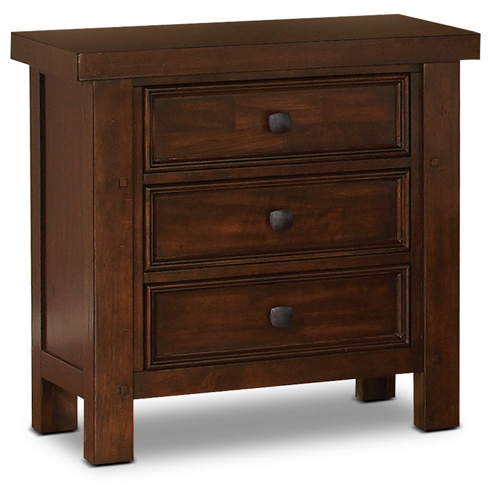 Sonoma 6pc Bedroom Set with Bed, Dresser, Mirror & Nightstand, Mango Brown - Twin Size