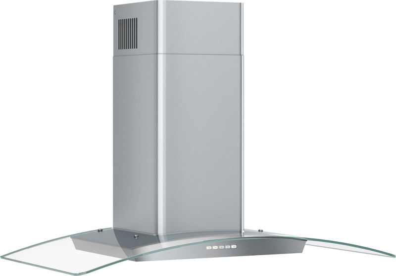 Brisas by Zephyr  36\" Curved Glass Range Hood -  Stainless Steel - BML-E30CG
