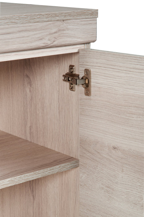 Davin 61\" Rustic TV Stand with Storage and Cable Management for TVs up to 70\"- Whitewash