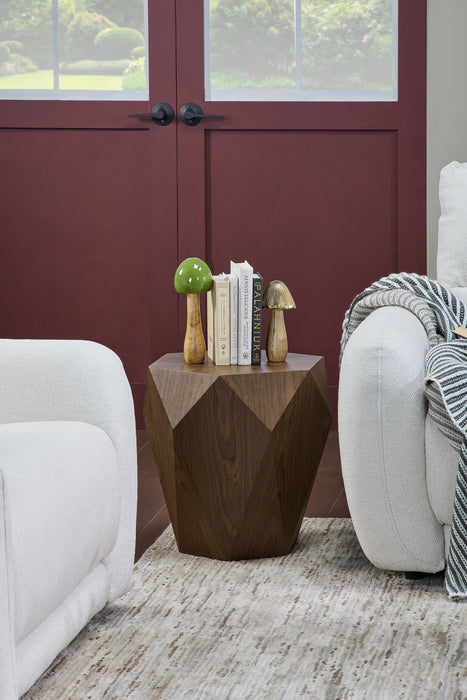 Dawson 19” Modern End Table - Light Brown