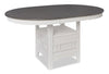 Dena Dining Table - White and Grey
