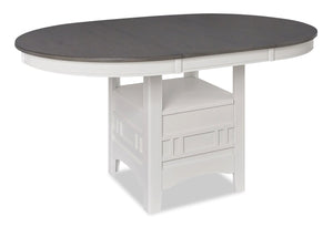 Dena Dining Table - White and Grey