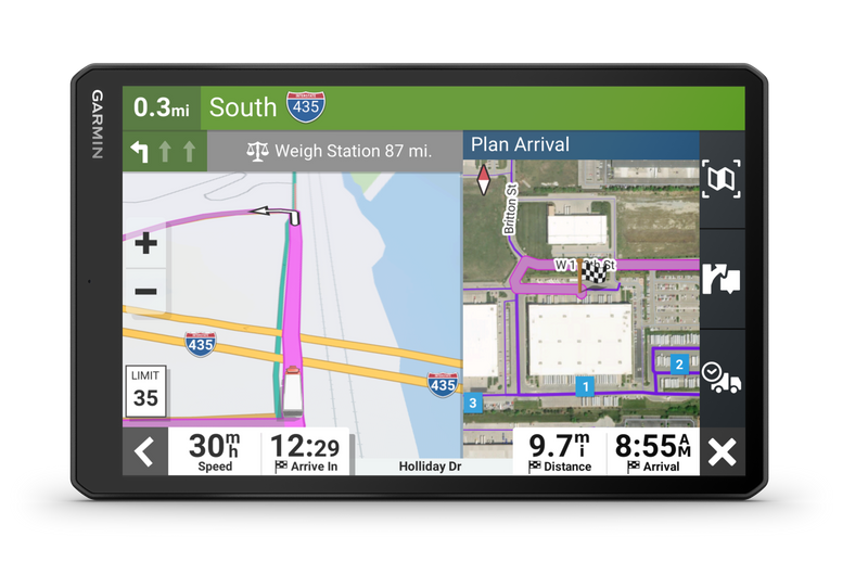 Garmin Dēzl™ Otr1010 10\" Truck Gps Navigator - Dash Cam With Custom Routing And 10” Touchscreen Display