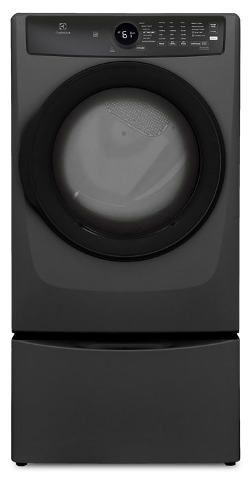 Electrolux 8 Cu. Ft. Gas Dryer with Steam – Titanium – Stackable - ELFG7437AT