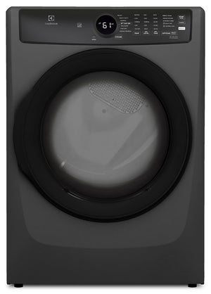 Electrolux 8 Cu. Ft. Gas Dryer with Steam – Titanium – Stackable - ELFG7437AT