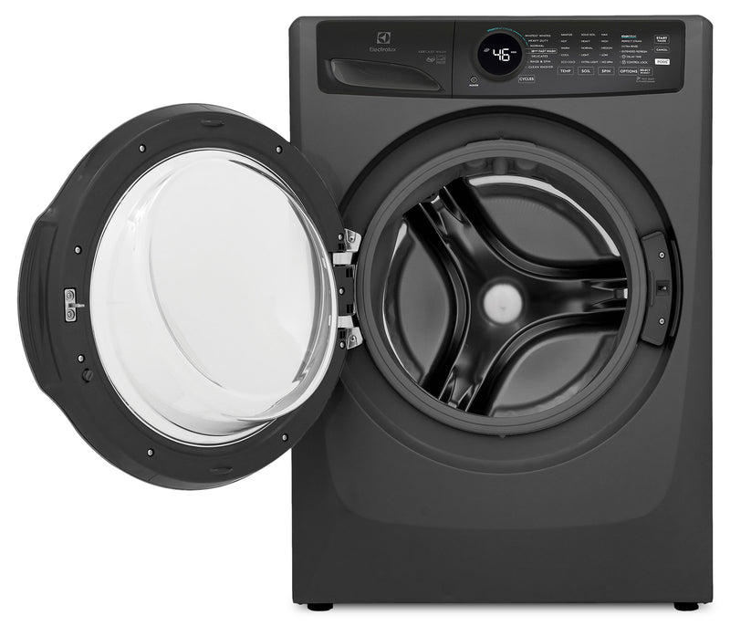 Electrolux 4.5 Cu. Ft. Front Load Perfect Steam™ Washer with LuxCare® Wash - Titanium - Stackable - ELFW7437AT