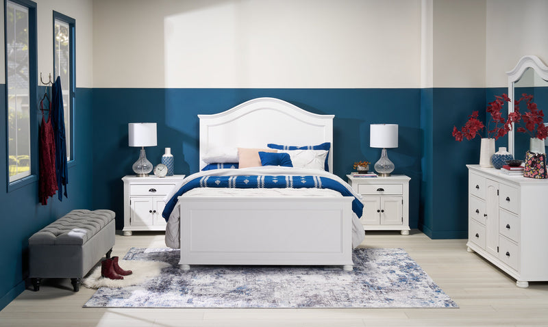 Ella Bedroom Dresser Mirror - White