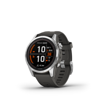 Garmin Fenix® 7s Pro Gps Smartwatch - Health Monitoring With Solar Charging, 42mm - Silver