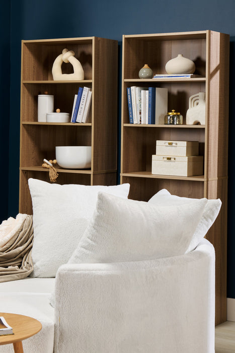 Grady 24.5\" 5-Shelf Bookcase - Summer Oak 