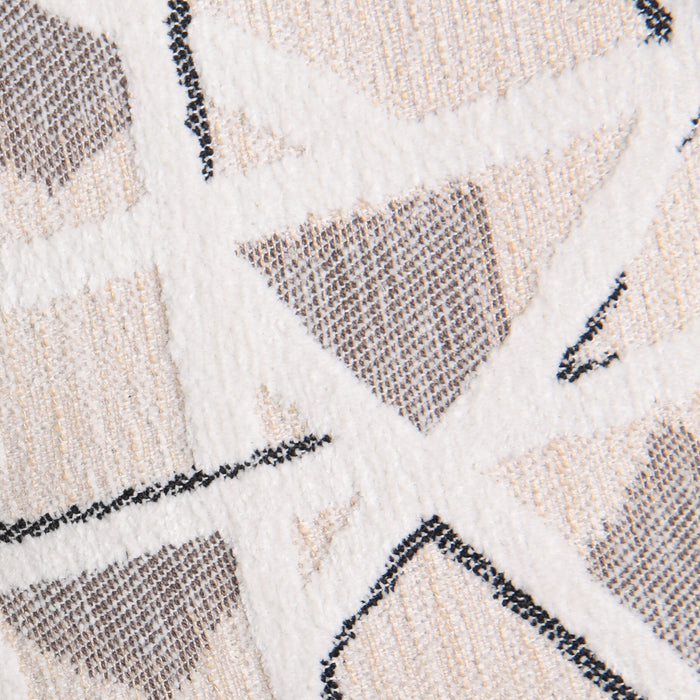 Haden 30\" Chenille Fabric Accent Chair with Wood Base and Nailhead Trim - Angelou Linen Multicolour