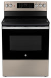 GE 5 Cu. Ft. Freestanding Electric Range with No-Preheat Air Fry - JCB840ETES