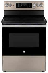 GE 5 Cu. Ft. Freestanding Electric Range with No-Preheat Air Fry - JCB840ETES 