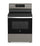GE 5 Cu. Ft. Electric Range with True European Convection and Air Fry - Slate - JCB840ETES