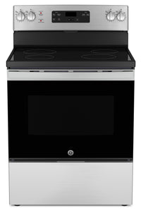 GE 5 Cu. Ft. Electric Range with Dual Bake Element and Certified Sabbath Mode - Stainless Steel - JC… 