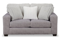 Koda Chenille Loveseat - Plush Paloma 