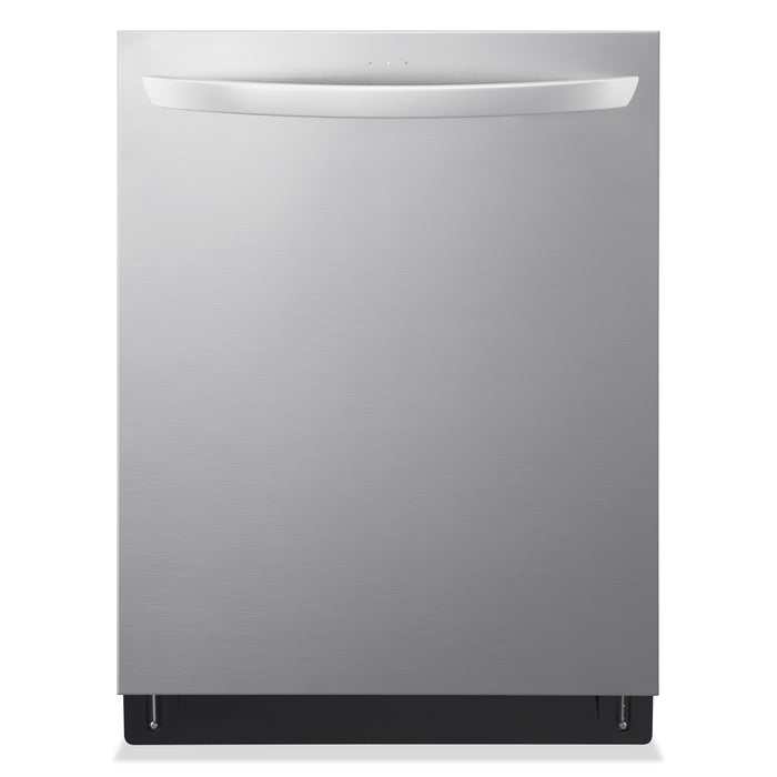 LG 24\" 46 dBA Built-In Top-Control Smart Dishwasher with QuadWash® - Smudge Proof Stainless Steel - LDTS5552S
