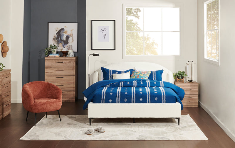 Cove Waves Grey Area Rug - 5'3\" x 7'7\"