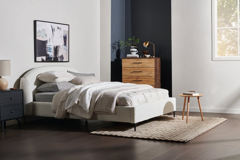 20\" Beige Concrete Table Lamp with Linen Shade