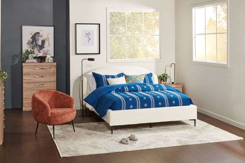 Cove Waves Grey Area Rug - 5'3\" x 7'7\"