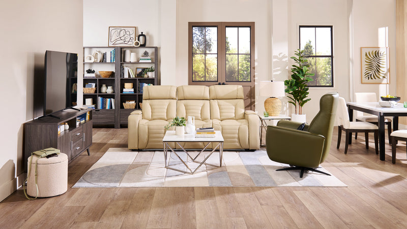 Malibu 72\" Modern TV Stand with Storage and Cable Management for TVs up to 80\"- Distressed Grey