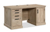 Mason Peak Commercial Grade Office Desk with 2-Drawers & Cabinet - Prime Oak