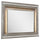 Max Bedroom Dresser Mirror with LED Light, Glam - Silver