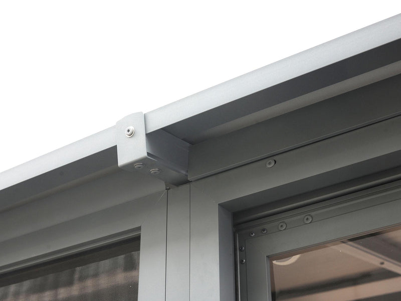 Gazebo Penguin Florence - Wall Mounted Solarium 8x16 Metal Roof