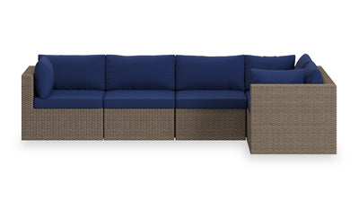 Naples 5-Piece Patio Set - Blue | Ensemble Naples 5 pièces pour la terrasse - bleu