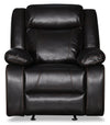 Nolan Leath-Aire Recliner - Blackberry