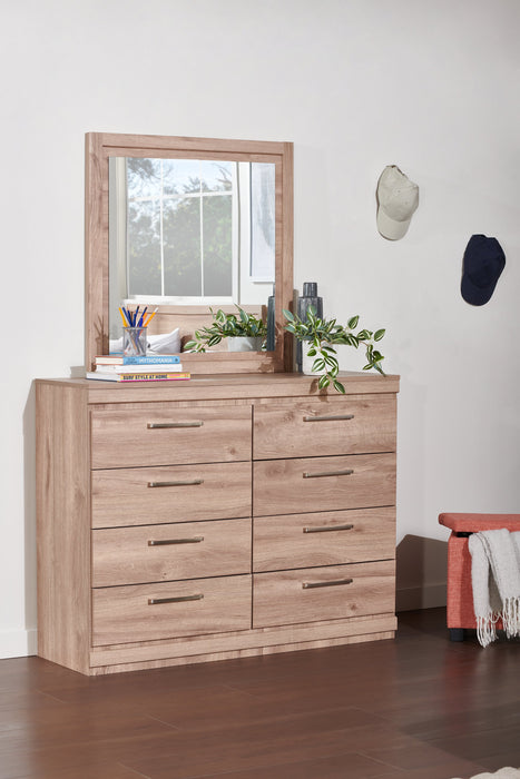 Oakley Bedroom 8-Drawer Dresser, 49\"W x 37\"H, Made in Canada - Natural