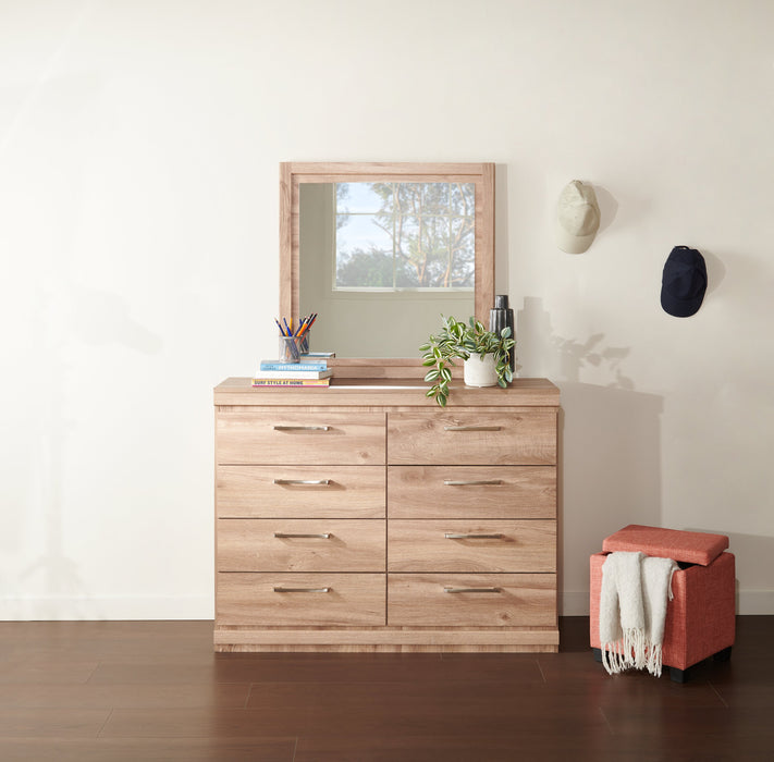 Oakley Bedroom 8-Drawer Dresser, 49\"W x 37\"H, Made in Canada - Natural