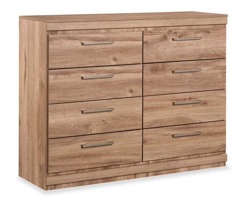 Oakley Bedroom 8-Drawer Dresser, 49\"W x 37\"H, Made in Canada - Natural