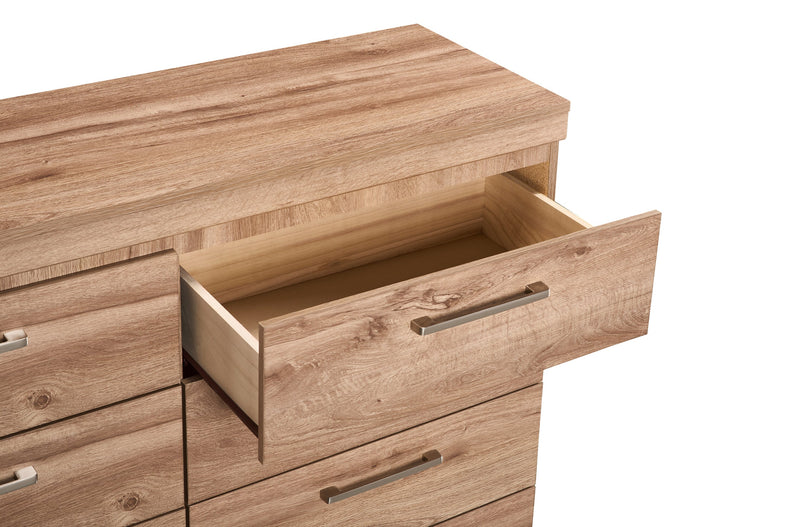 Oakley Bedroom 8-Drawer Dresser, 49\"W x 37\"H, Made in Canada - Natural